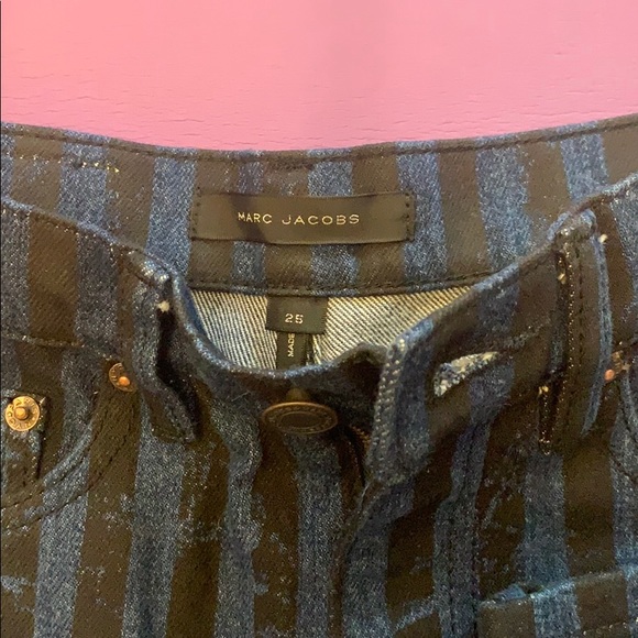 Marc Jacobs jeans blue with black stripe BNWT - Picture 3 of 5